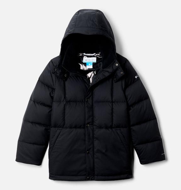 Columbia Forest Park Puffer Jacket Black For Boys NZ37120 New Zealand